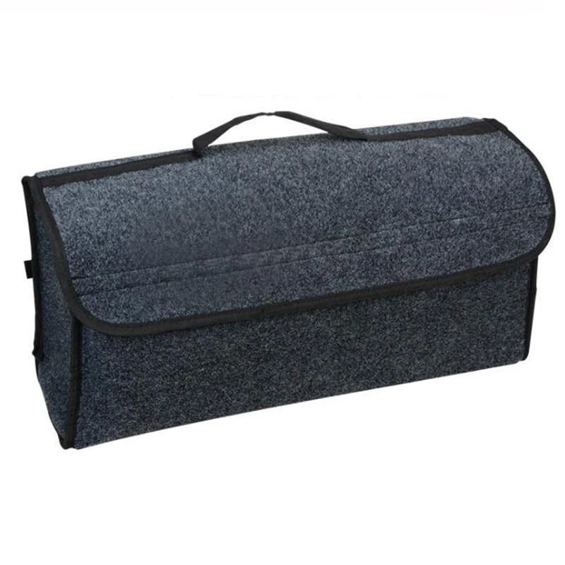 

Car Soft Felt Storage Box Trunk Bag Vehicle Tool Box Multi-use Tools Organizer Bag Carpet Folding for emergency Box