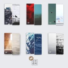 PIANKE Жилая записная книжка половинная серия несколько тем Дневник Блокнот художественный красивый подарок идеи 1 шт