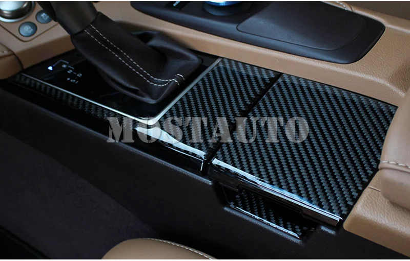 Для Lexus ES 250 300h консоль из углеродного волокна коробка переключения передач накладка- 2 шт