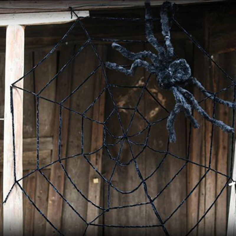 50cm90cm125cm black halloween spider 15m25m5cm balck