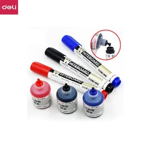 Балли стираемый маркер для белой доски ручка 1 шт. белая доска + бутылка набор чернил офис сухой стереть маркеры синий черный, красный офисные принадлежн - изображение