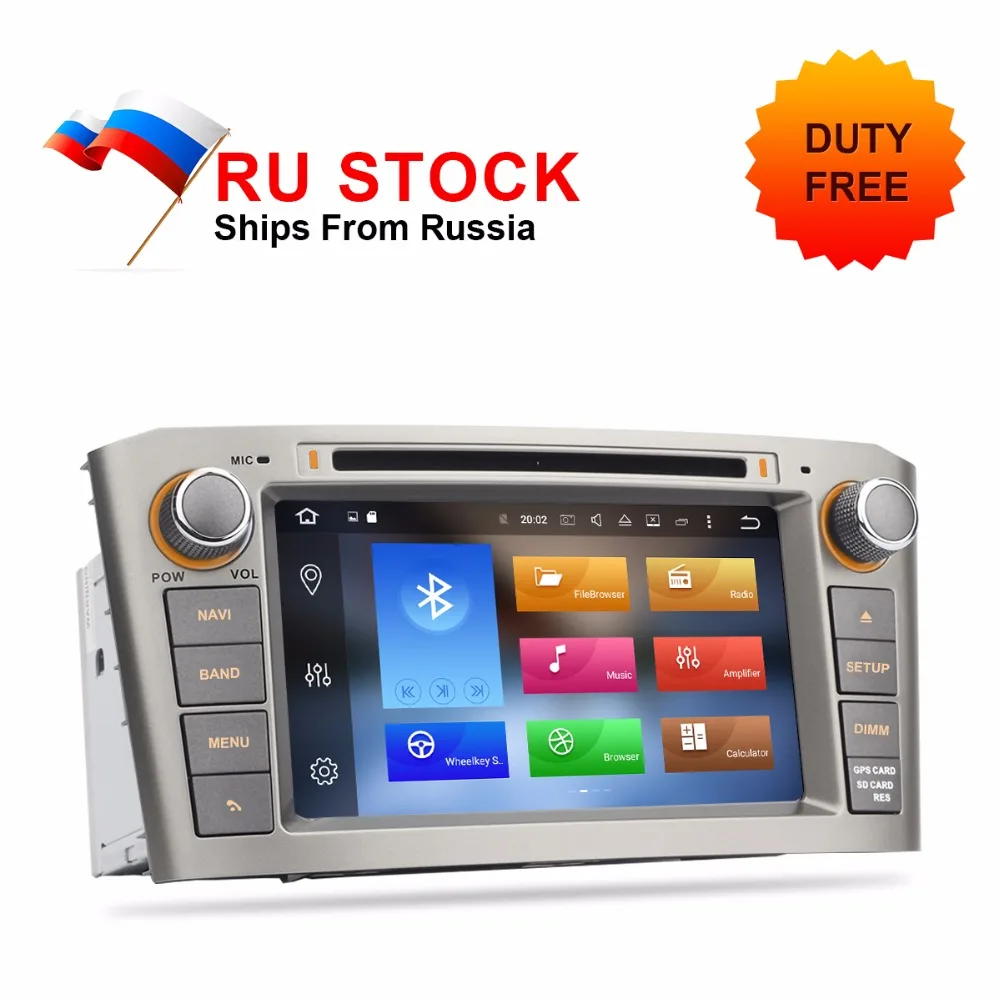 

7" IPS Display Android Car DVD For Toyota Avensis T25 2003 2004 2005 2006 2007 2008 Auto GPS Radio Audio Video Multimedia System