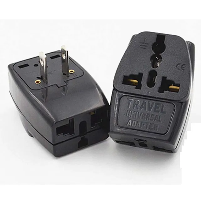 10pcs/lot extended 3 outlet socket splitter US USA AC Power Plug Home