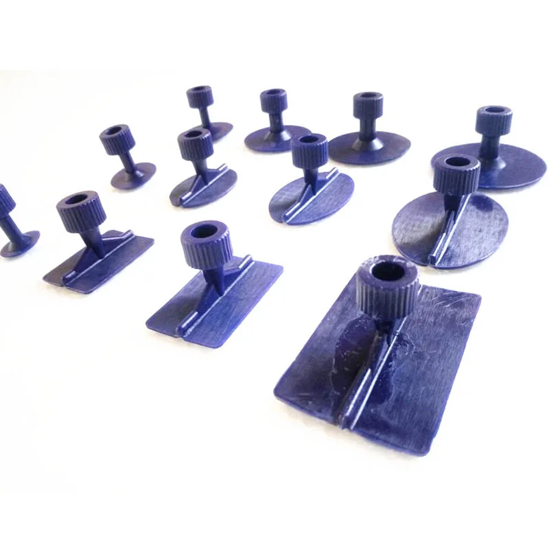 13pcs/set  Car Body PDR Paintless Dent Repair T-Bar Lifter Hail Removal Tool+Tabs