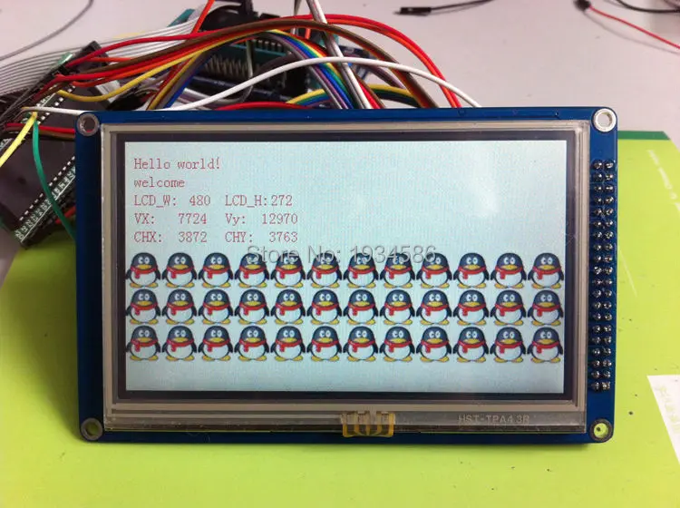 

4.3" TFT LCD Display 480x272 Touch Panel Screen Module With SSD1963 Controller SD Card LED Backlight For Arduino 51/AVR/STM32