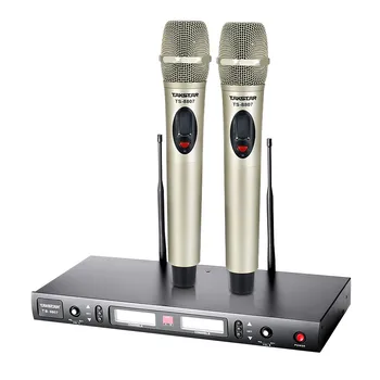 

Takstar TS-8807 UHF 2-channel Wireless Microphone System with Transmitter,displays, used in KTV&On-stage performance...