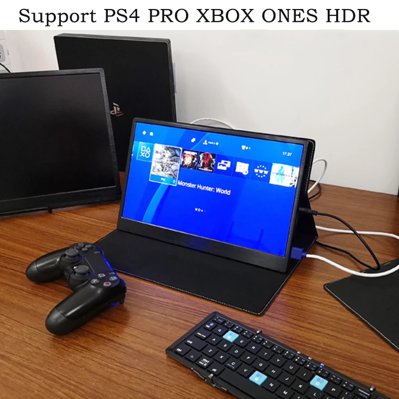 4K TYPE C портативный монитор для PS4 Pro xbox NS 3840*2160 HDMI игровой HDR экран Поддержка HDCP2.2 ПК