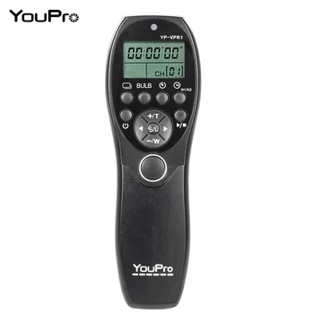 

YP-VPR1 Shutter Release Remote Control Video Photography Wired Timer LCD Display for Sony DSLR Camera Camcorder