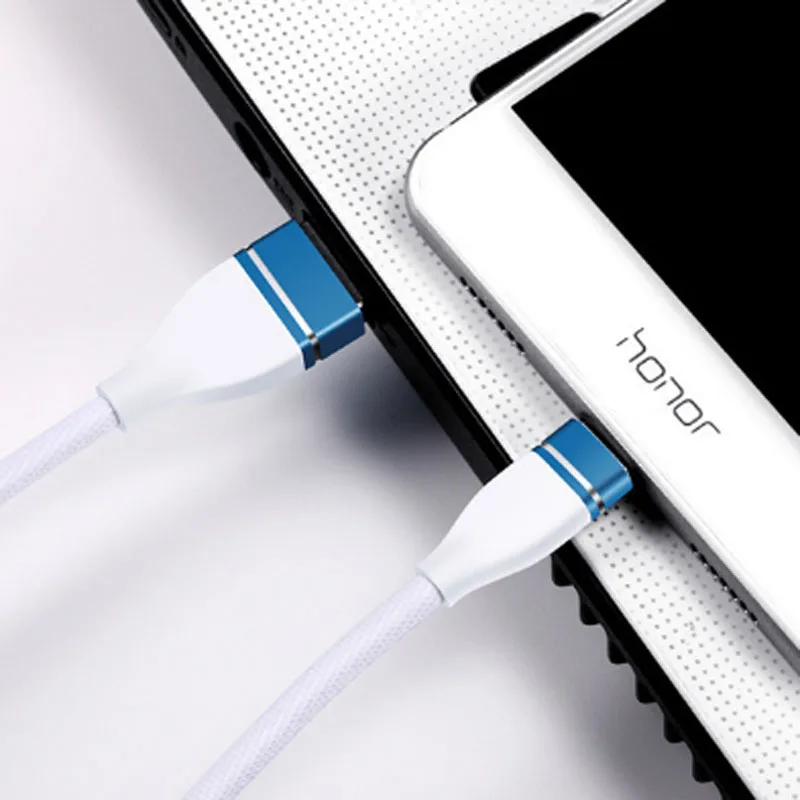 100 шт./лот 1 м нейлоновый Плетеный USB кабель 3 типа C металлический для зарядного