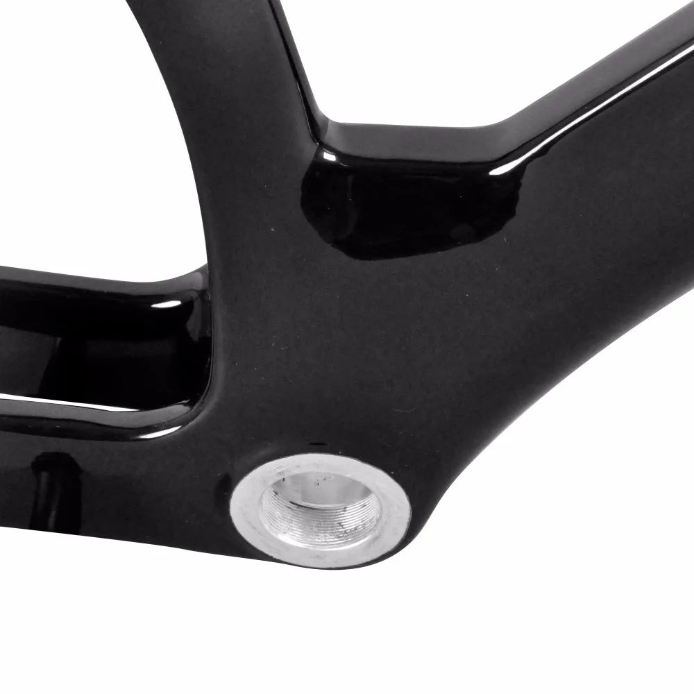 Best Free shipping DengFu full carbon Track Bike Frame Di2 UD Bicycle frame FM126 for hot sell 4