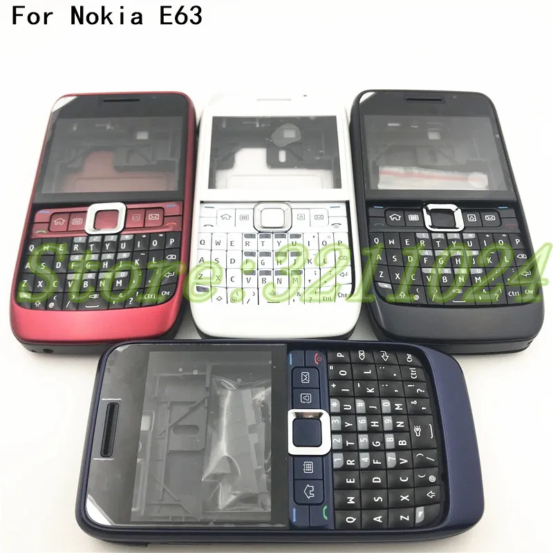 Custodia Completa Completa Per Custodia Per Cellulare + Tastiera Inglese Per Nokia E63