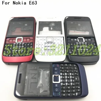 

New Full Complete Mobile Phone Housing Cover Case+English Keypad For Nokia E63