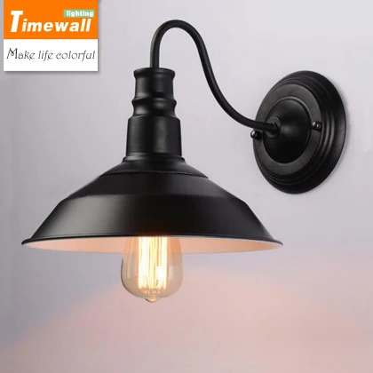 Loft American country industrial corridor lamp cover wind corridor balcony foyer wall iron pot Loft American country industrial corridor lamp cover wind corridor balcony foyer wall iron pot