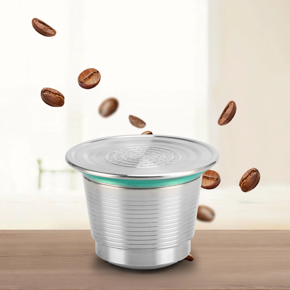 Espresso Stainless Steel Refillable Capsules Reusable Coffee Capsule