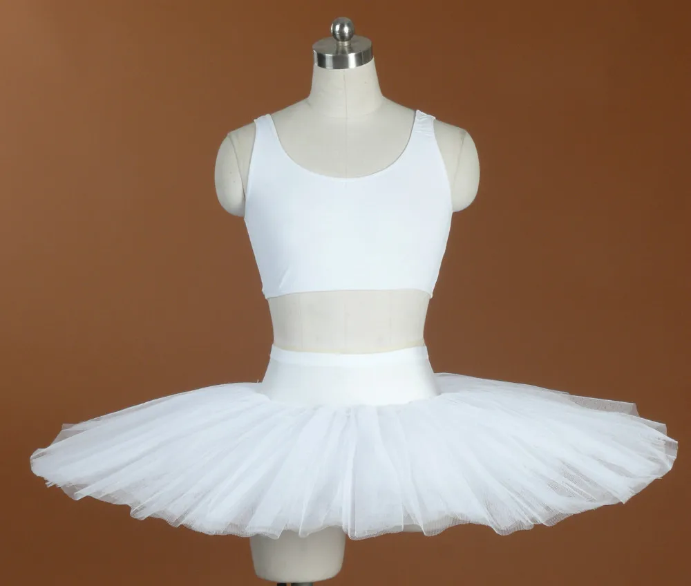 White adult classical pancake ballet tutu skirt in Ballet from Novelty