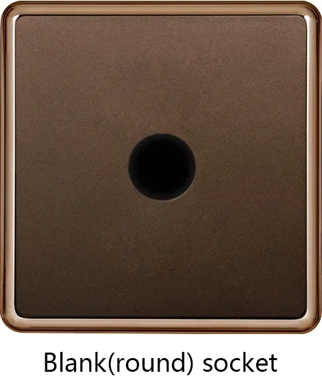 Blank(round) socket
