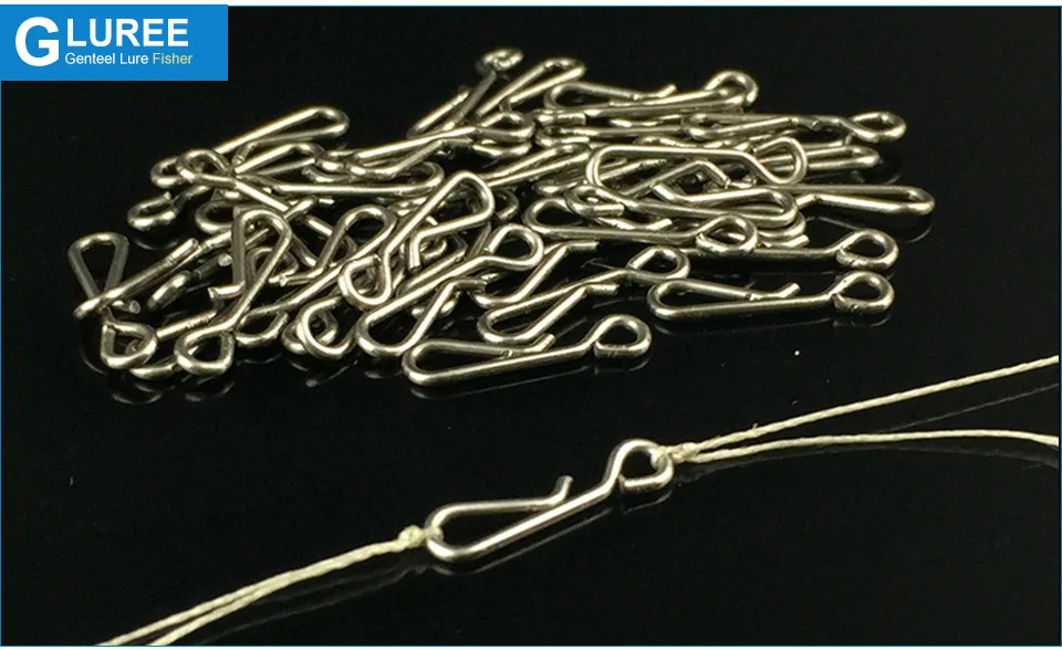 GLUREE-100PcsLot-Stainless-Steel-Hanging-Snap-Fishing-Swivel-Snap-Tackle-Tools-Connector-Fishing-Tackle-Accessories-Silver_06