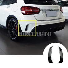 Nero Paraurti Posteriore Spoiler Air Vent Trim Copertura Per Benz GLA X156 GLA45 AMG 2013-2018 2 pcs
