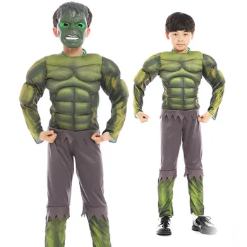 

New Avengers Hulk Costumes for kids/ Fancy dress/Halloween Carnival Party Cosplay Boy Kids Clothing Decorations Supplies