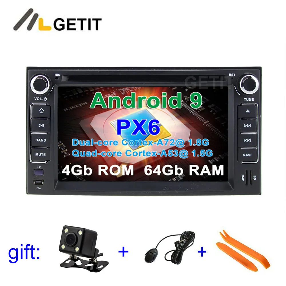 

DSP 64G PX6 Android 9 Car DVD Video Stereo Radio Player Navigation for Kia Cerato Sportage Euro Sorento Spectra OPTIMA Ceed RIO