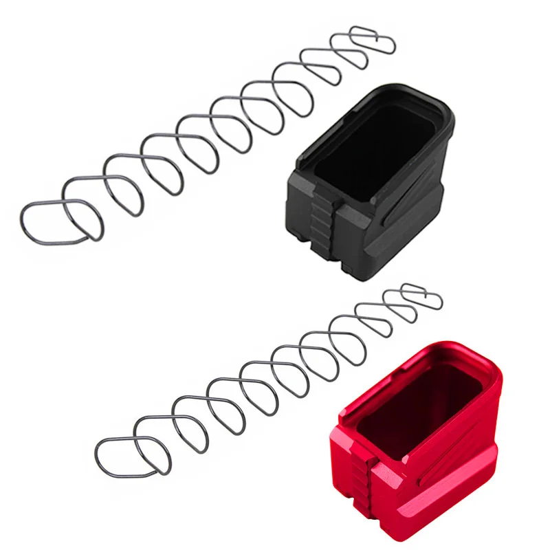 

New Style CNC Aluminum Made Glock Magazine Base Pad Kit For Glock 17 17C 17L 22 22C 24 24C 31 31C 34 35