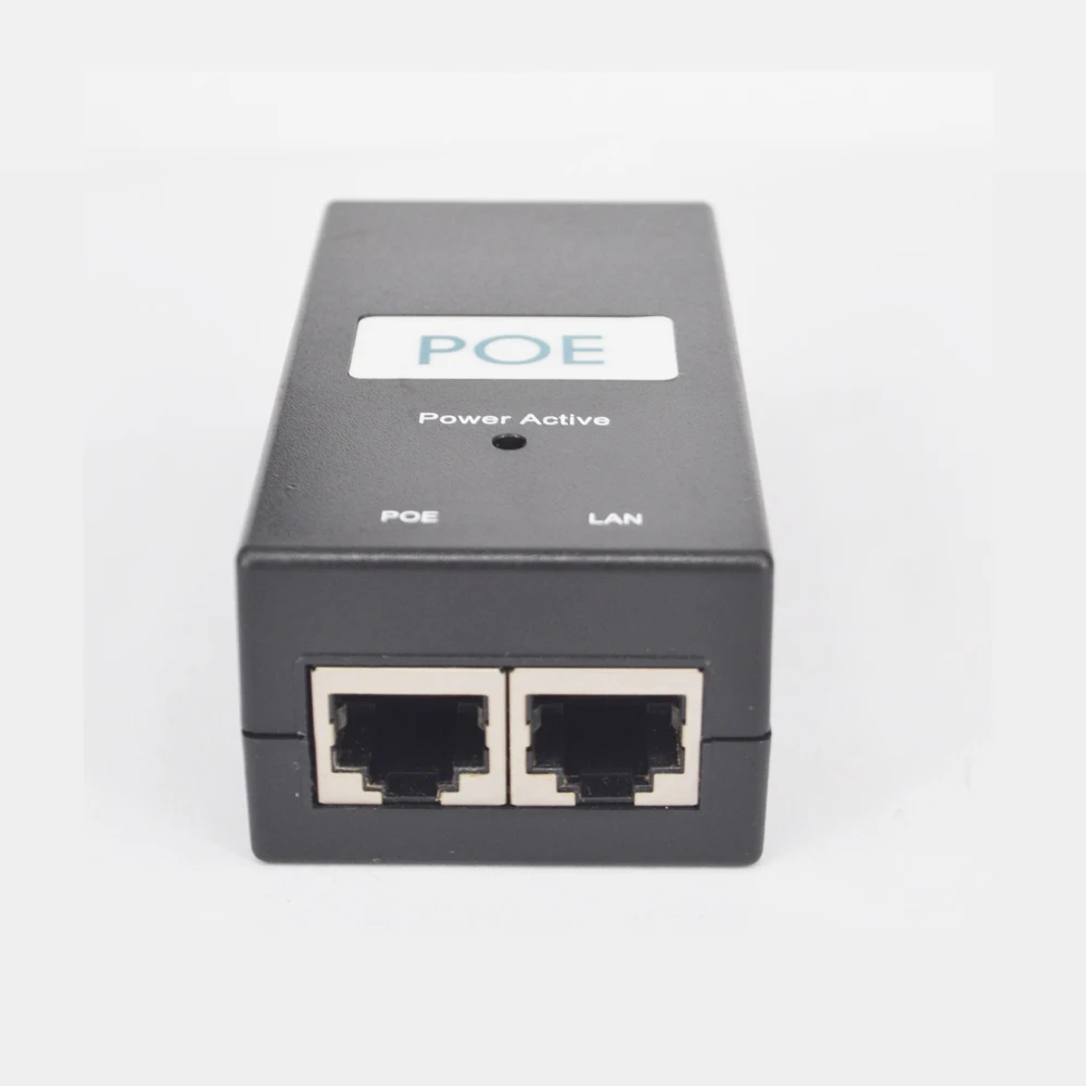 CTVMAN Desktop POE Injector Power Adapter 48V 0.5A 10100Mbps with EUUS Plug Cable05