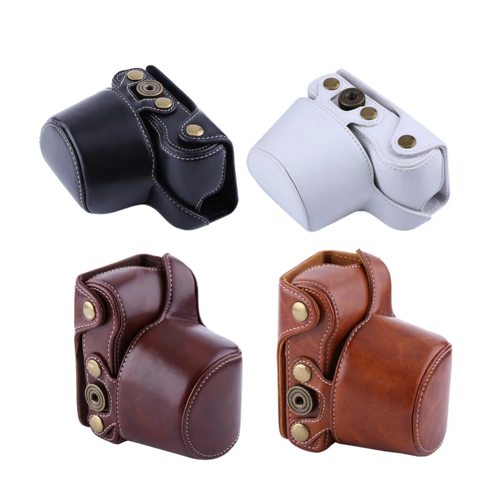 

Digital Camera Bag Universal for Sony ILCE-5000 A5000 A5100 for NEX3N Camera Lens Bags 16-50mm Lens PU Leather Case Cover Pouch