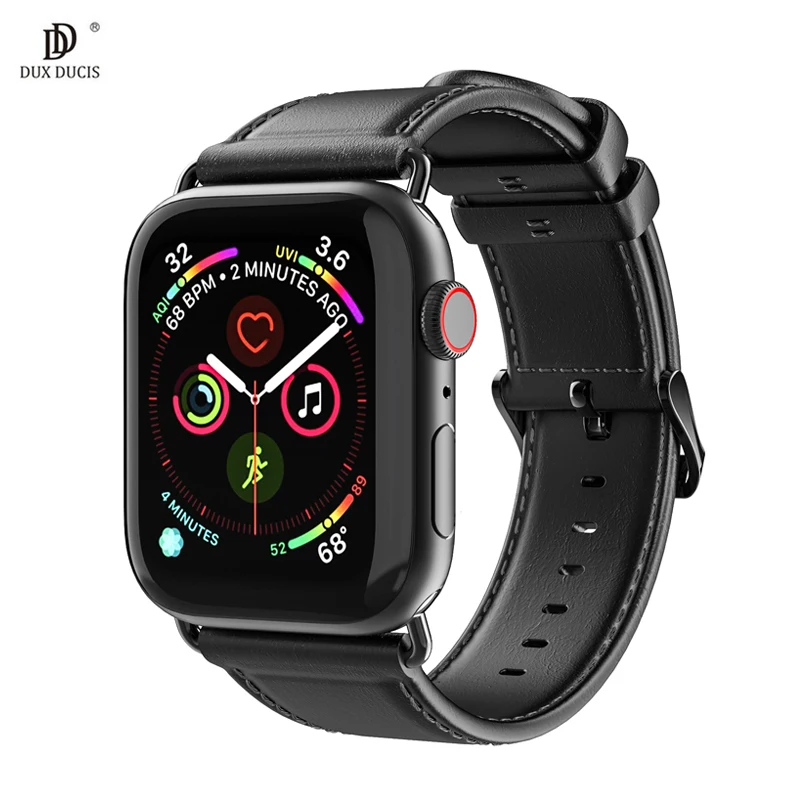 

Original Genuine Leather Sport Watch Band For Apple Watch Active Smart Watches Strap For Apple Watch Series 4 3 2 1
