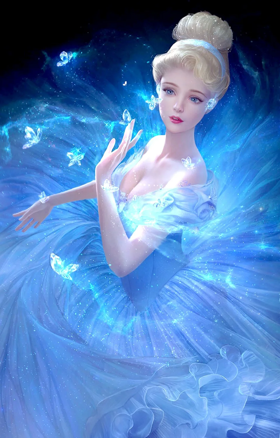 5D DIY Diamond Painting rhinestones Cinderella Diamond cross stitch