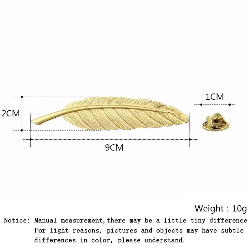 MISANANRYNE Новое Перо золотистого цвета брошь для женщин леди Европейский Винтаж броши и булавки для пальто Dressup вечерние и свадебные