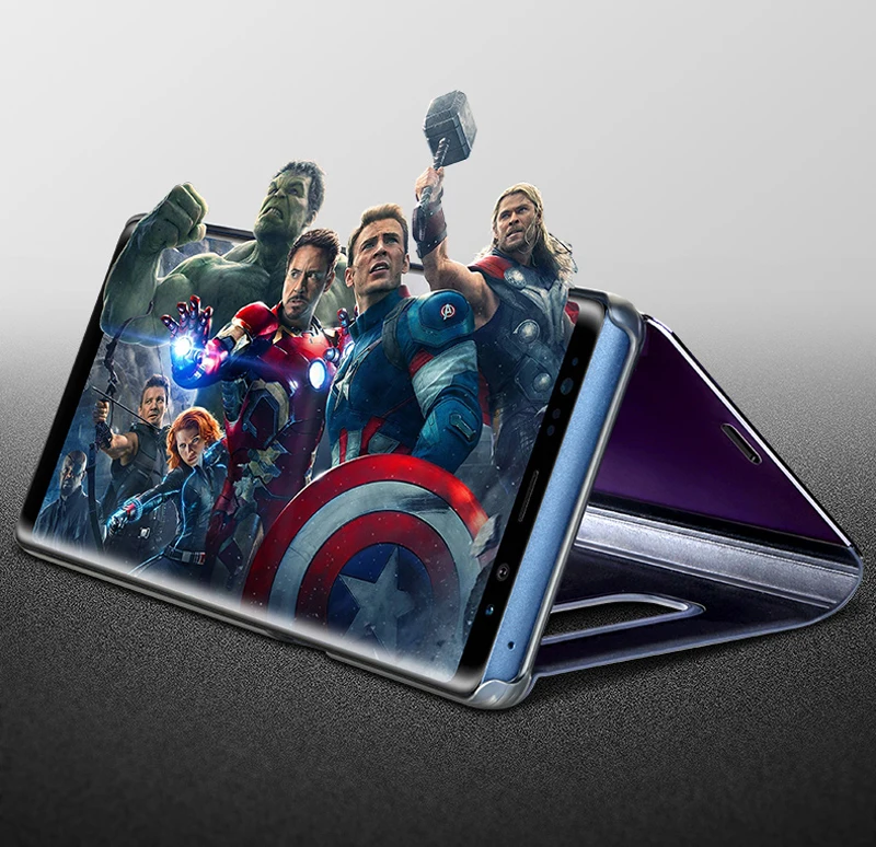 Зеркало для просмотра XiaoMi Mi 9 SE 8 A1 A2 Lite RedMi Note 7 6 5 Pro 4X 5A Prime 6A Plus S2 умный чехол Флип