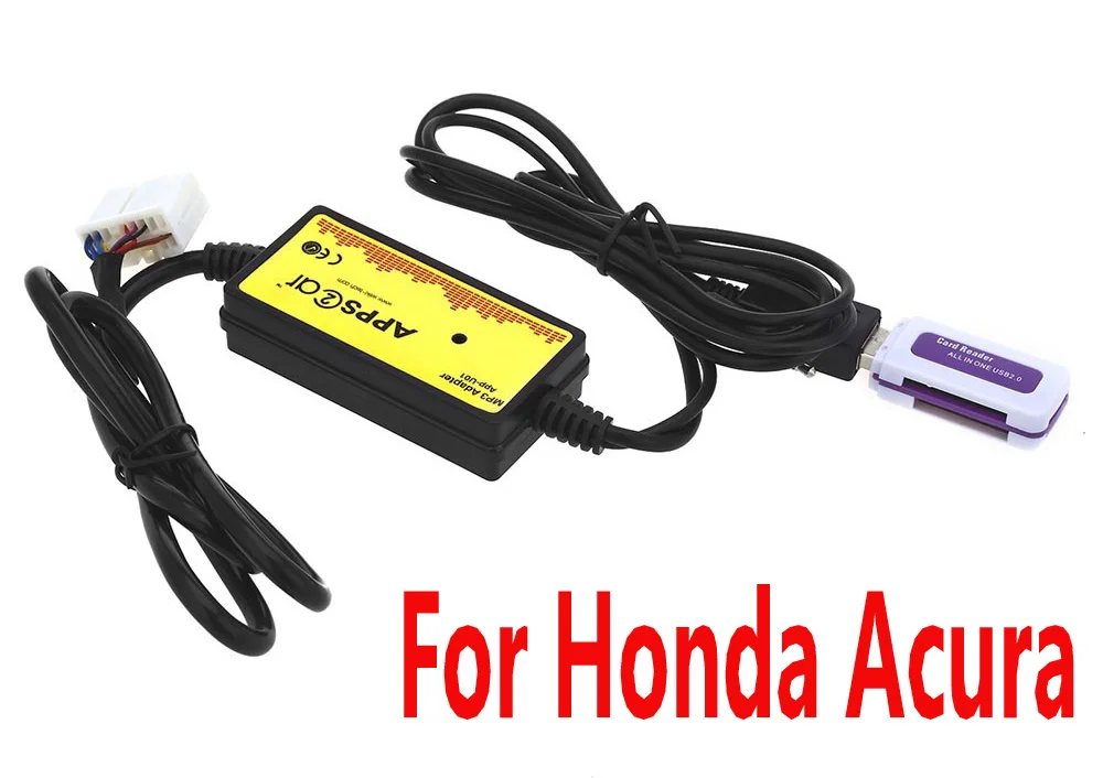 

Auto USB 3.5mm Aux In Adapter MP3 Player Cable Radio Interface Car AUX Cable Fit For Honda Accord Civic Odyssey