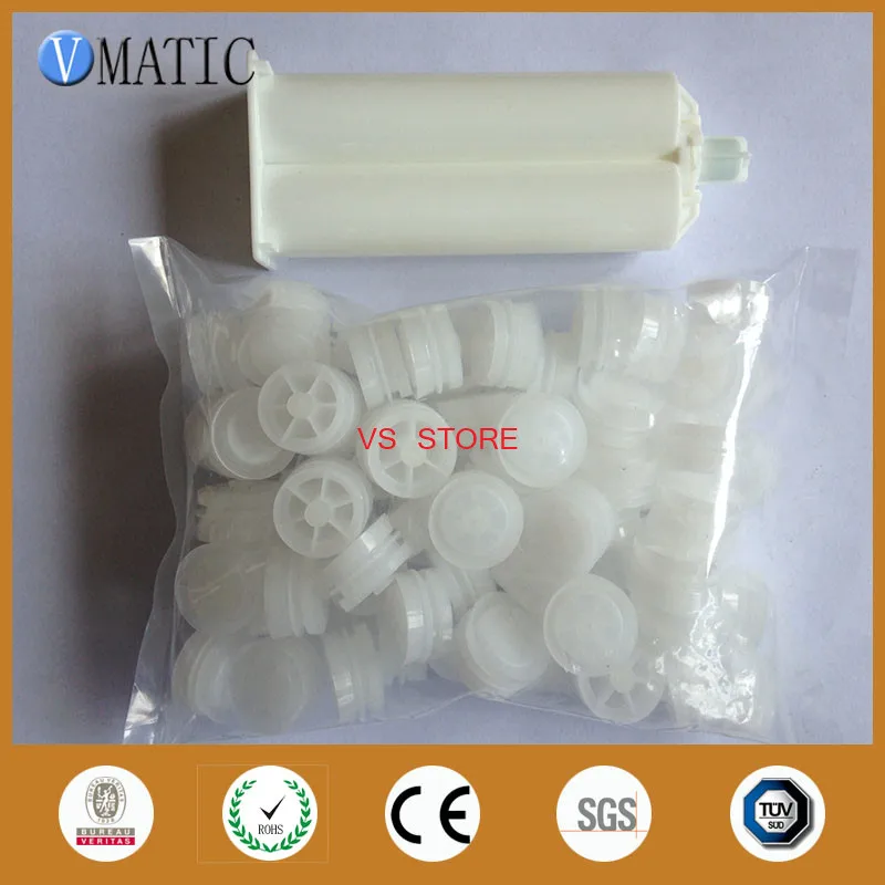 

Free Shipping Two Component Epoxy Resin Gun Cartridge 50ml/cc 1:1 Glue Dispensing Cartridge