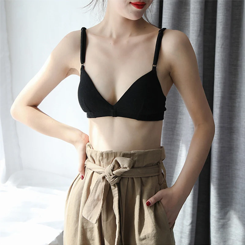 المرأة العميق الخامس الرقبة المحاصيل أعلى Bralette Bralet البرازيلي بوستير المحاصيل أعلى مبطن تانك الرسن الأعلى عارية الذراعين كاميس سترة Roupas الأن...