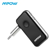 Mpow 2-in-1 Bluetooth Receiver Transmitter Mini Bluetooth Adapter With Mic Hands-Free Bluetooth AUX Adapter For Car Audio System