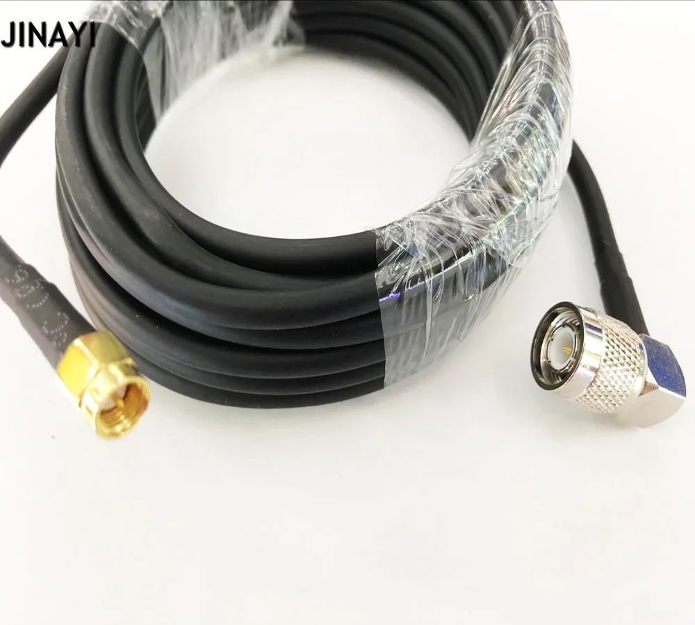 Buy SMA male to Right Angle TNC Male Connector RF coax