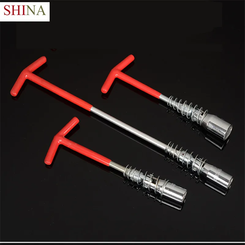 SHINA 16mm/21mm T Type Spark Plug Wrench Socket Wrench 360 Degree