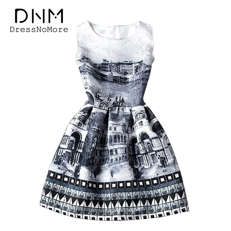 

Girl Dresses Summer Casual Sleeveless Flora Retro Printed Kids Dresses For Girls Clothes Party Princess Dress Vestidos