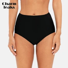 Charmleaks Ladies Swimming Bottom Women Bikini Bottom Lace Patchwork Swimwear Briefs High Waist Sexy Swimming Trunks body glove women s smoothies contempo high waist bikini bottom