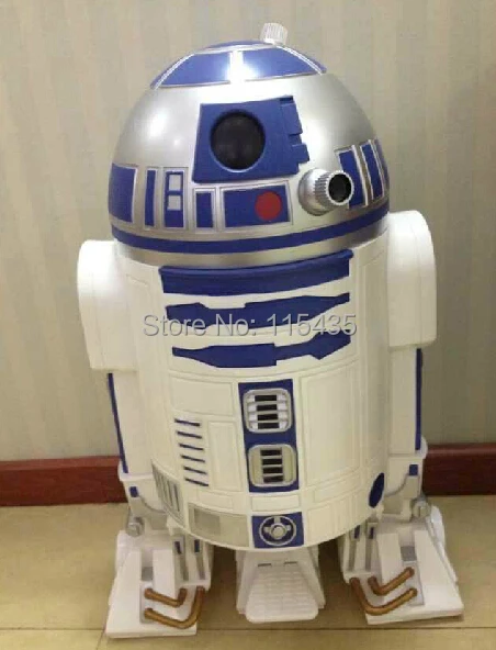 Supper Cool Star Wars Trash Can Highly Detailed Vinyl Model Of R2 D2 Stands About 24 Inches Tall Awesome Foot Pedal Robot Can Robot Control Vinyl Rosesvinyl Organizer Aliexpress