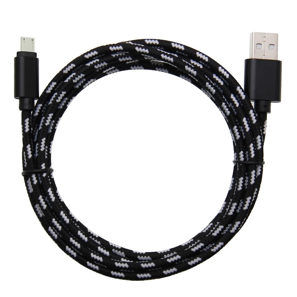 5 шт./лот, нейлоновый Micro USB кабель, кабель для мобильного телефона, 10 футов, длинные кабели для быстрой зарядки USB для samsung/Xiaomi/huawei/LG