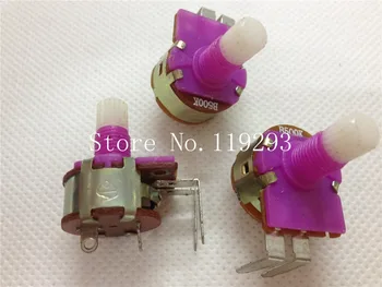 

[BELLA]Purple two contacts DC regulator bulb dimmer (1A) B500K Potentiometer with switch--50pcs/lot