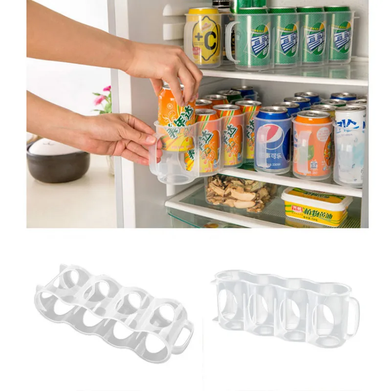 

Beers Soda Cans Storage Holder Storage Kitchen Organization Fridge Plastic Spice Bottle Storage Holders Racks