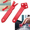 2Pcs/Set Silicone Glass Cement Scraper Tool Caulking Sealant Finishing Grout Floor Cleaning Tile Dirt Tool Spatula Glue Shovel ► Photo 2/6