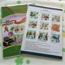 Прочная адгезия, широкое применение, стабильное качество A4 размер(120 листов/партия) струйная прозрачная наклейка печатная бумага