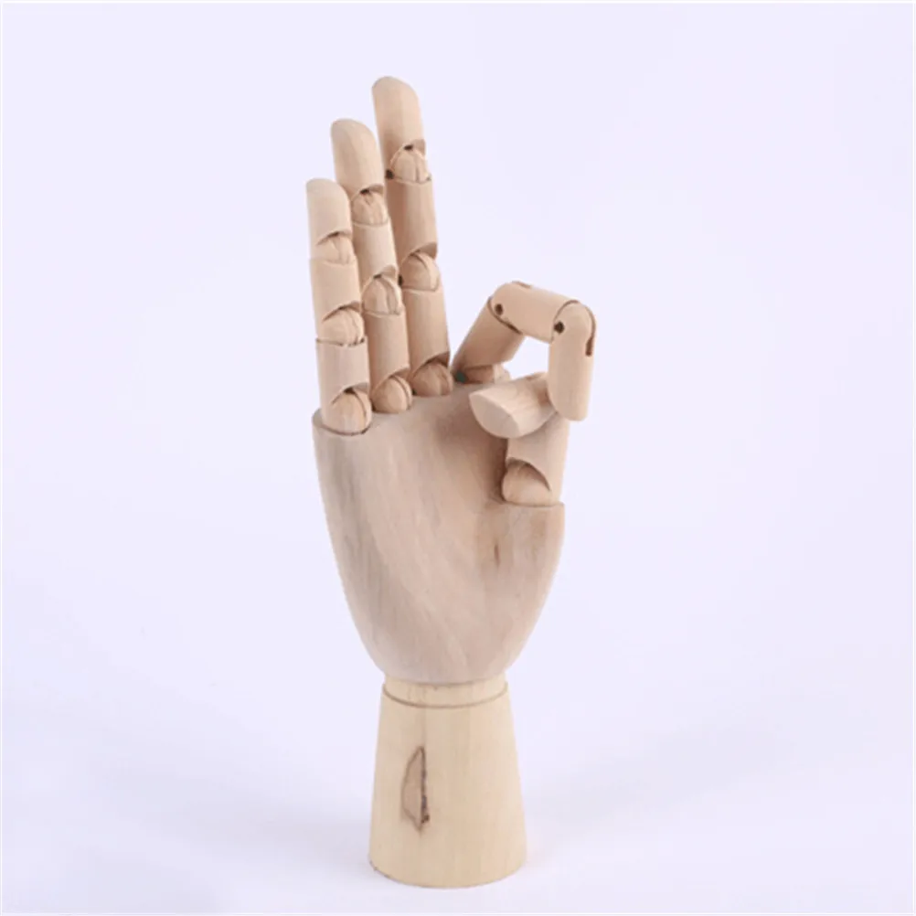 

18.6cm Tall Wooden Hand Drawing Sketch Mannequin Model Wooden Mannequin Hand Movable Limbs Human Artist Model