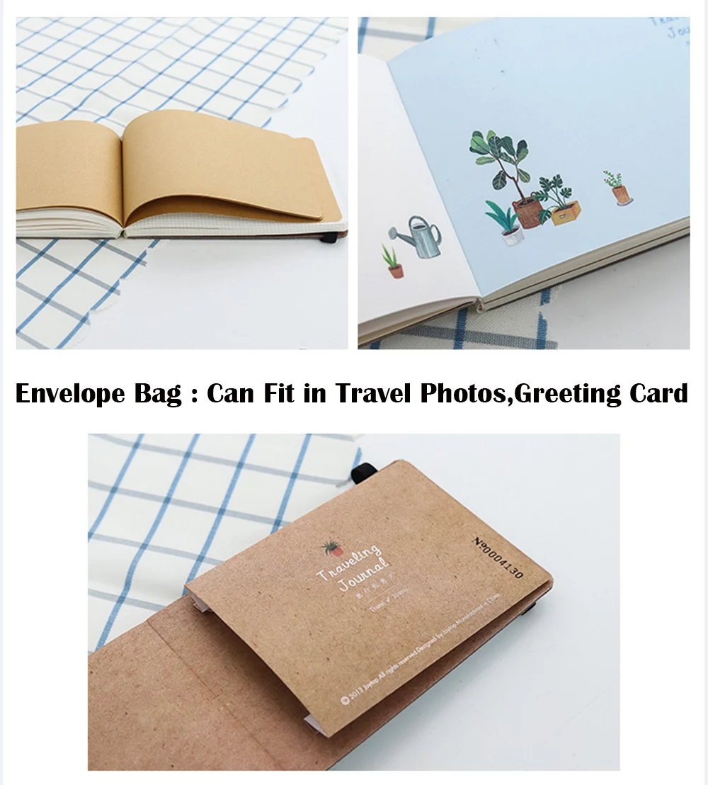 dokibook conjunto diário de viagem pessoal nota