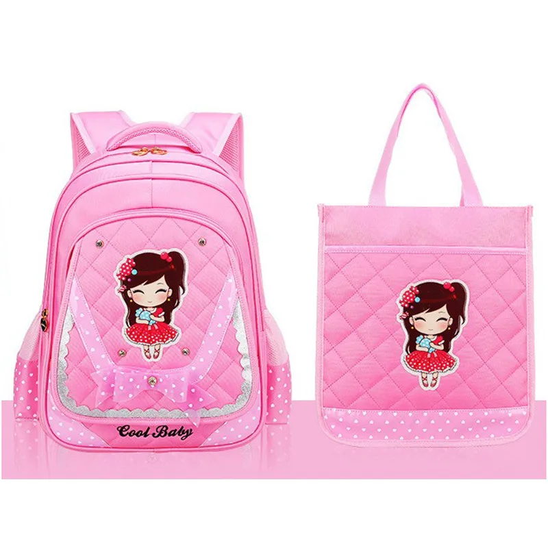 COOL BABY cartoon cute elementary school children book bag girl 1 3 grade 3 5th grade children&#39;s ...