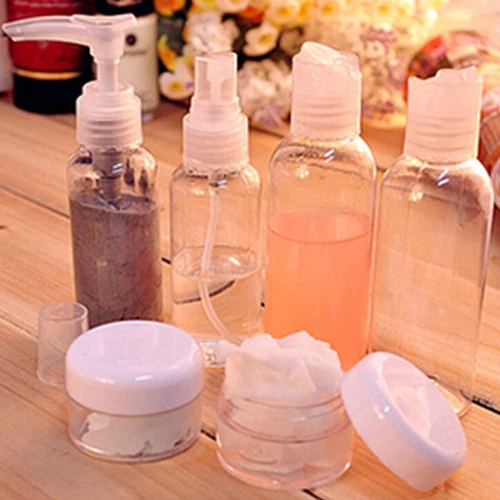 

6Pcs/Set Portable Transparent Outdoor Travel Wash Cosmetic Perfume Spray Bottle 9XWB