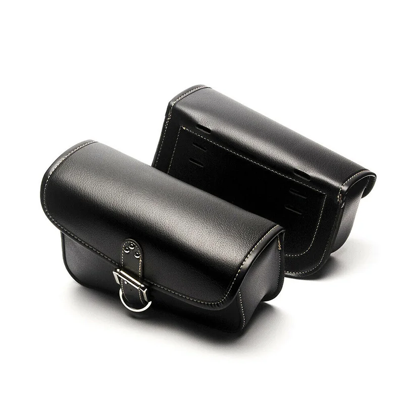 

1 Pair Of Motorcycle Saddlebag Saddle Leather Tool Bag Pouch Case Fit For HARLEY